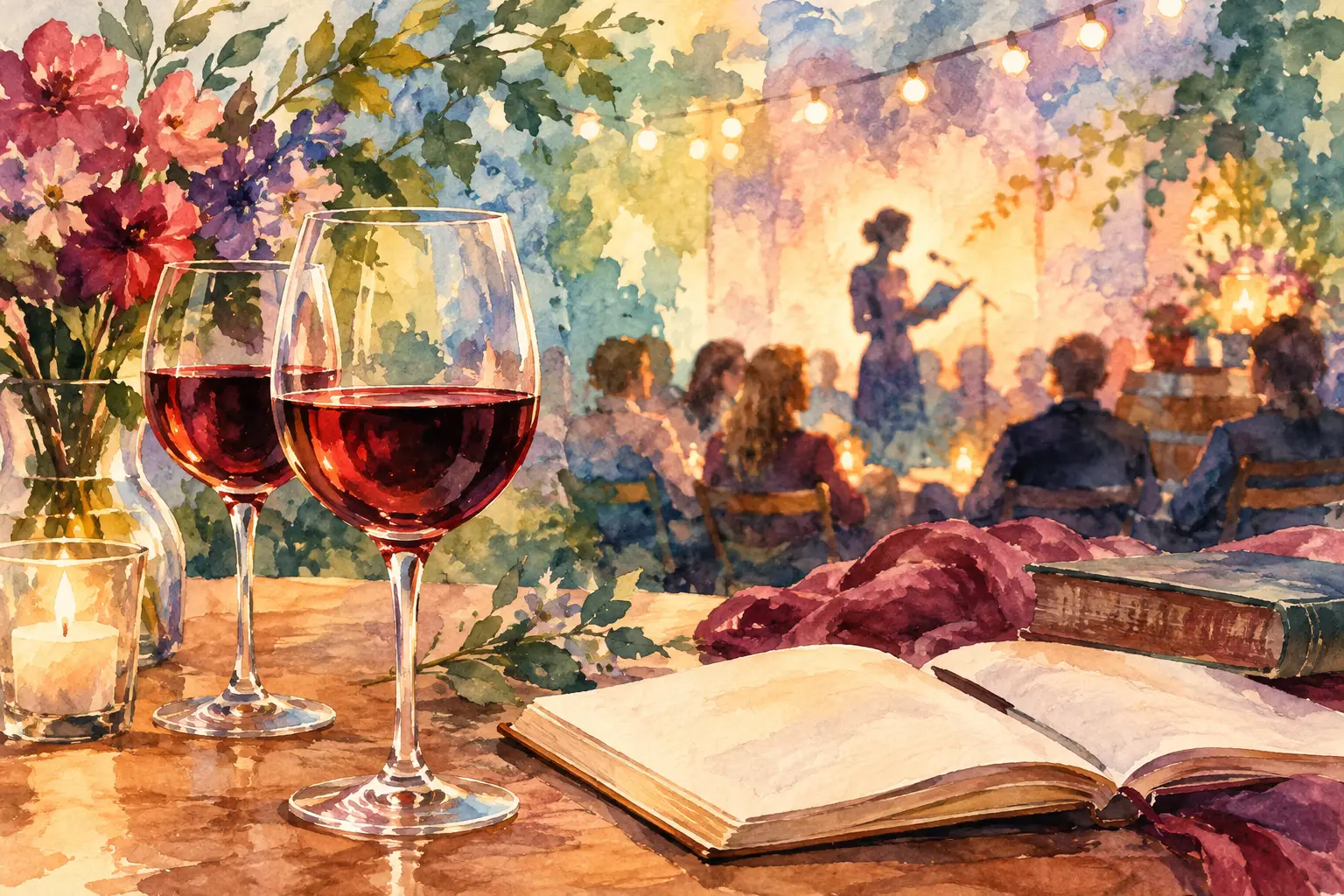 Make a Poetry and Wine Event Worth Leaving Home For